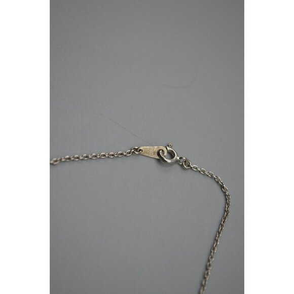 Key Pendant Lapis Lazuli Accents SV 925 NH Stamp Sterling Silver Chain Vermeil - Picture 11 of 12